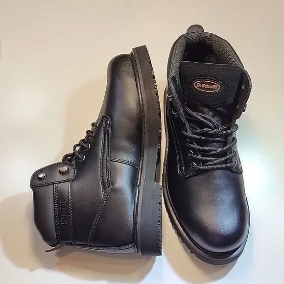 BRAND NEW DrSCHOLL'S LEATHEROIL AND SLIP RESISTANT ANKLE HIGH MEN'S BOOT